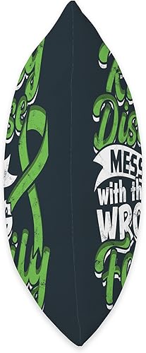 Miniatura 2 de Kidney Transplant Gifts for Women and Men Warrior Transplant Survivor - Almohada de concientización sobre enfermedad renal, 16 x 16 pulgadas,