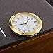 Hicarer 1.8 Inch (45 mm) Clock Insert Fit Diameter 1.6 Inch (40 mm) Hole, Roman Numerals (Gold Bezel)