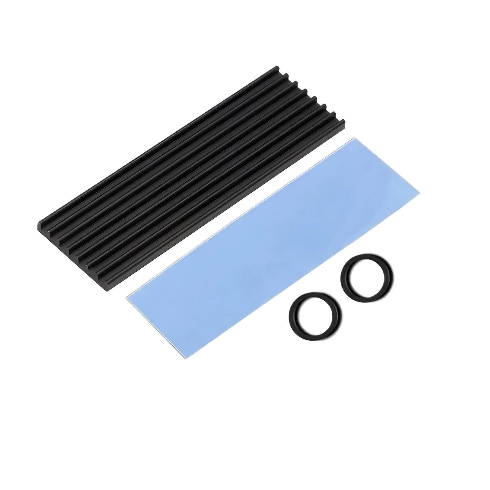 Disipador térmico Enfriador de Aluminio M.2 de 10 Uds 70x22x3mm