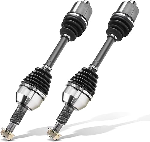 A-Premium Par (2) Conjunto de eje delantero CV compatible con Chevrolet Captiva Sport y Saturn Vue 2008 2009 2010, L4 2.4L, lado del conductor y del