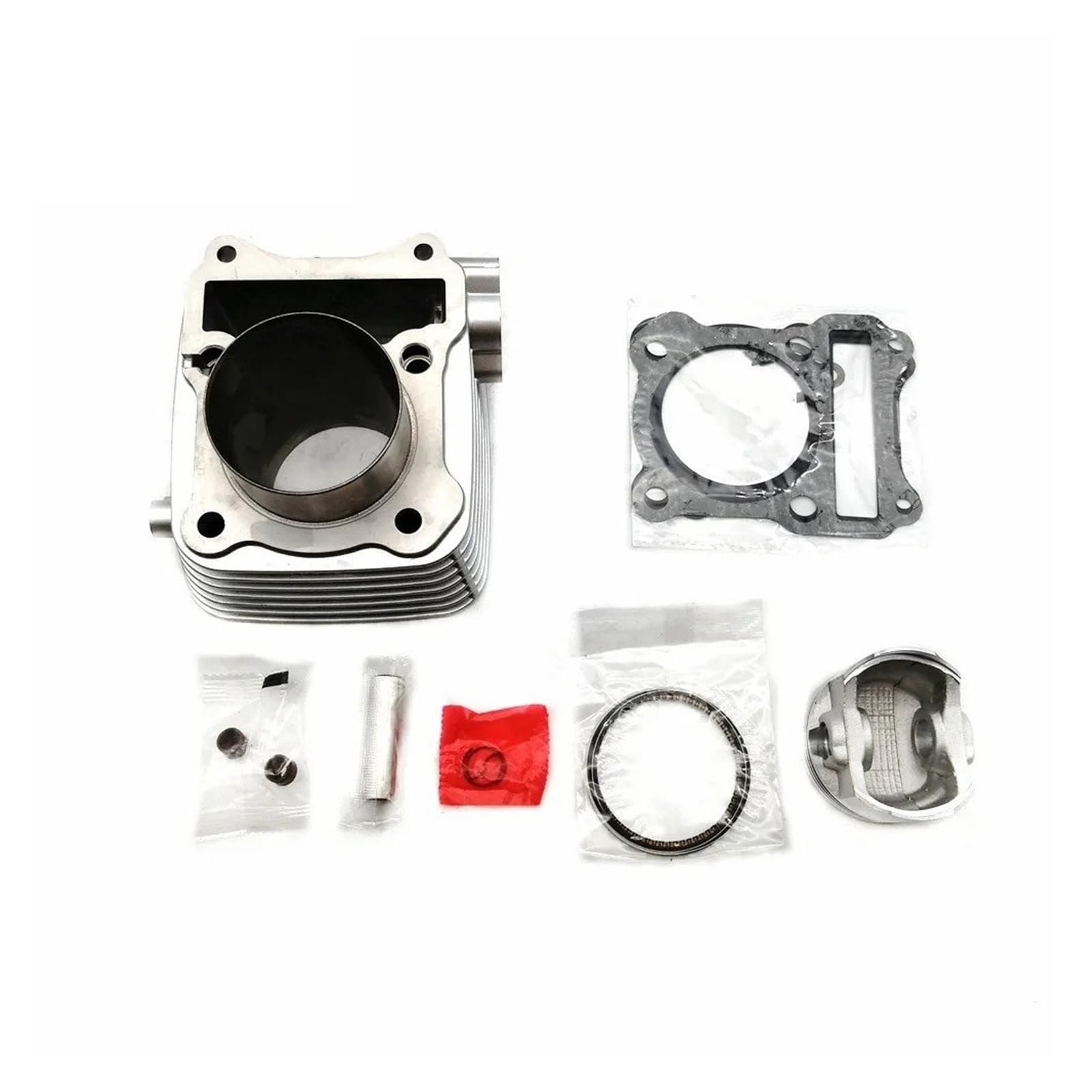 Cilindro Motosierra Para Suzuki 125CC Para GS125 GN125 EN125 GZ125 DR125 TU125 Piezas Rendimiento Motocicleta 57mm Kit Cilindro Motor Juego Anillos Pistón Pistón