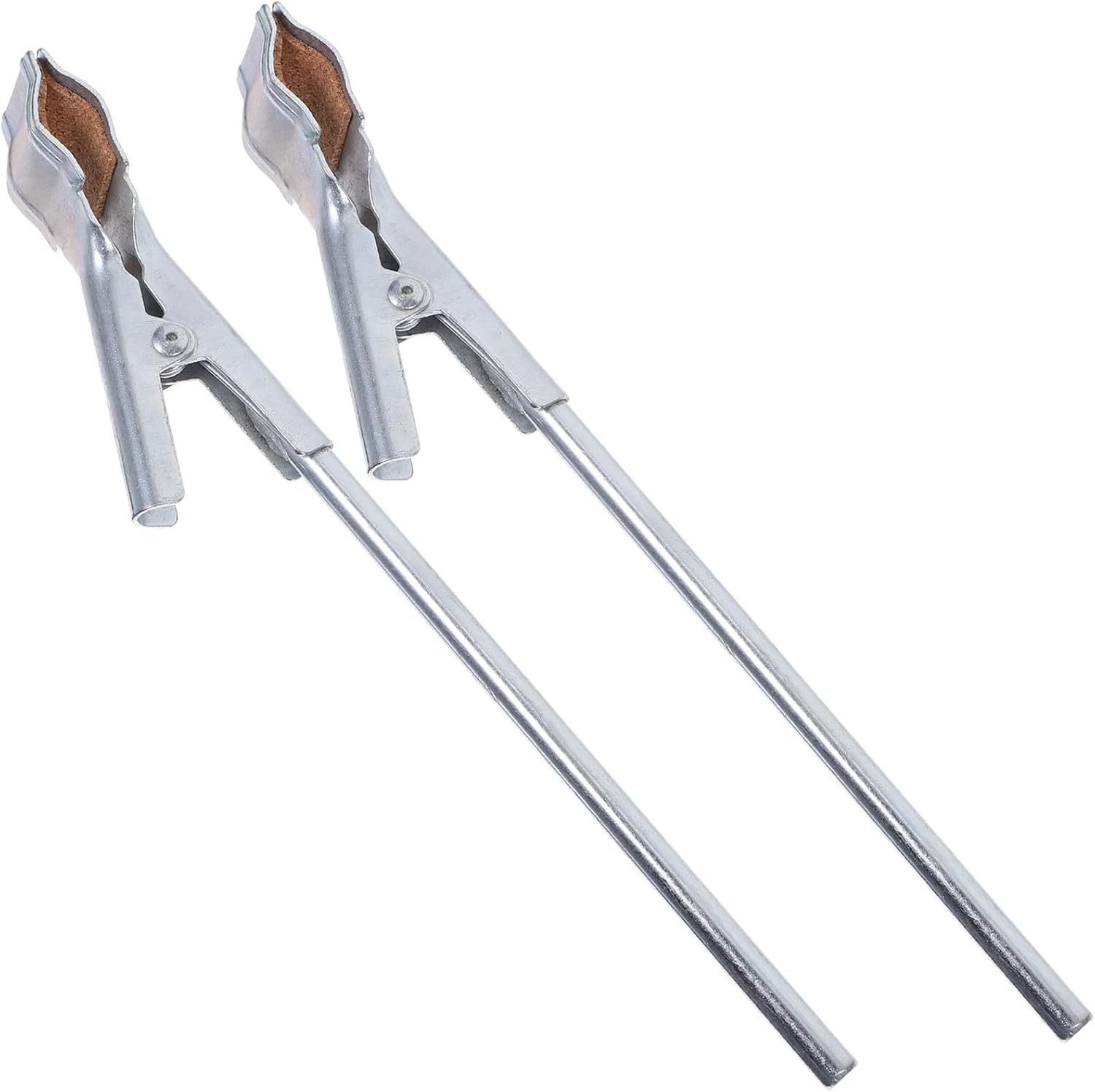 Didiseaon 2pcs Iron Test Tube Clamps with Protective Pads Laboratory Equipment Metal Test Tube Holders for Lab Stands Scientific Experiment Accessories Random Color