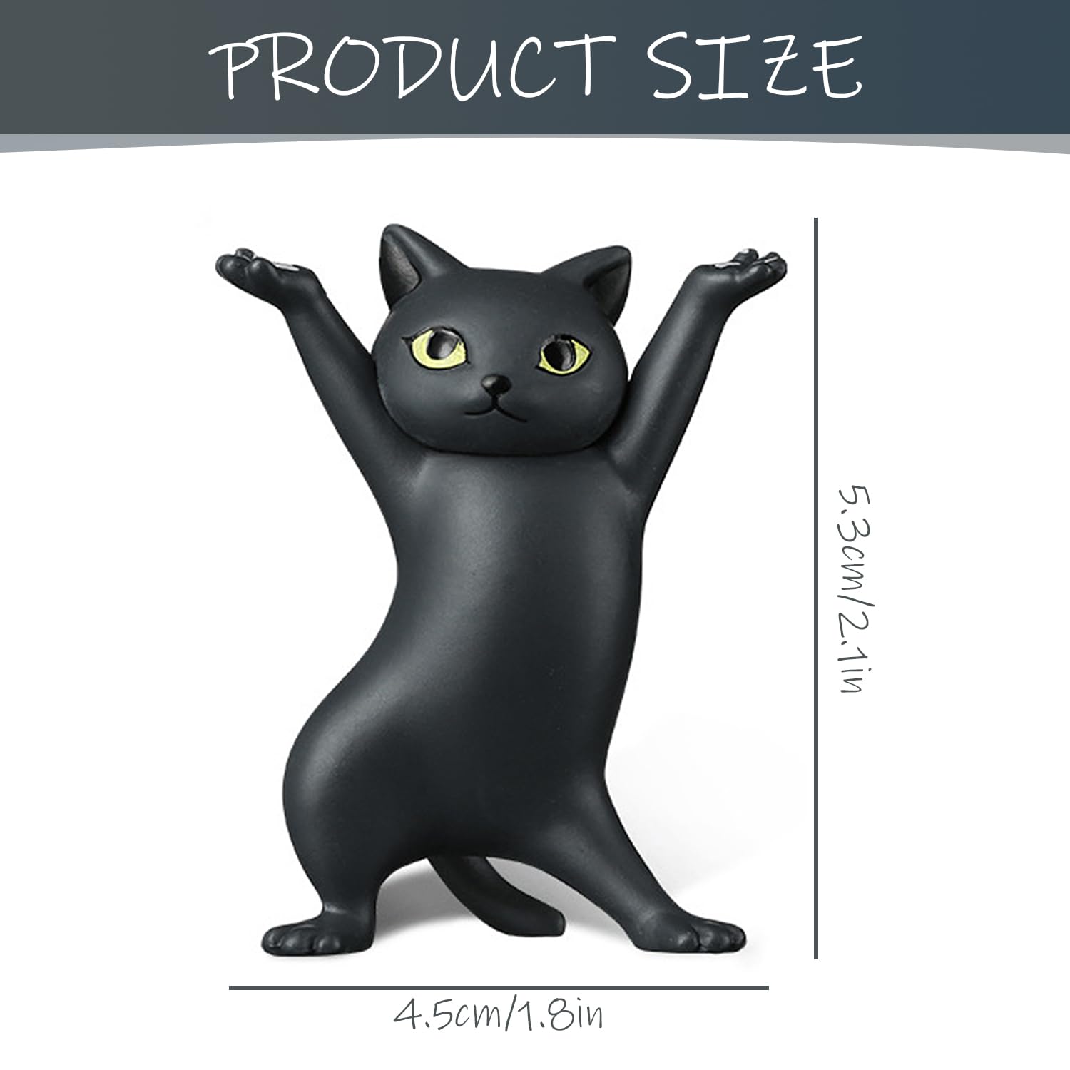 Tabanzhe Set of 5 Dancing Cat Pencil Holders - Image 2