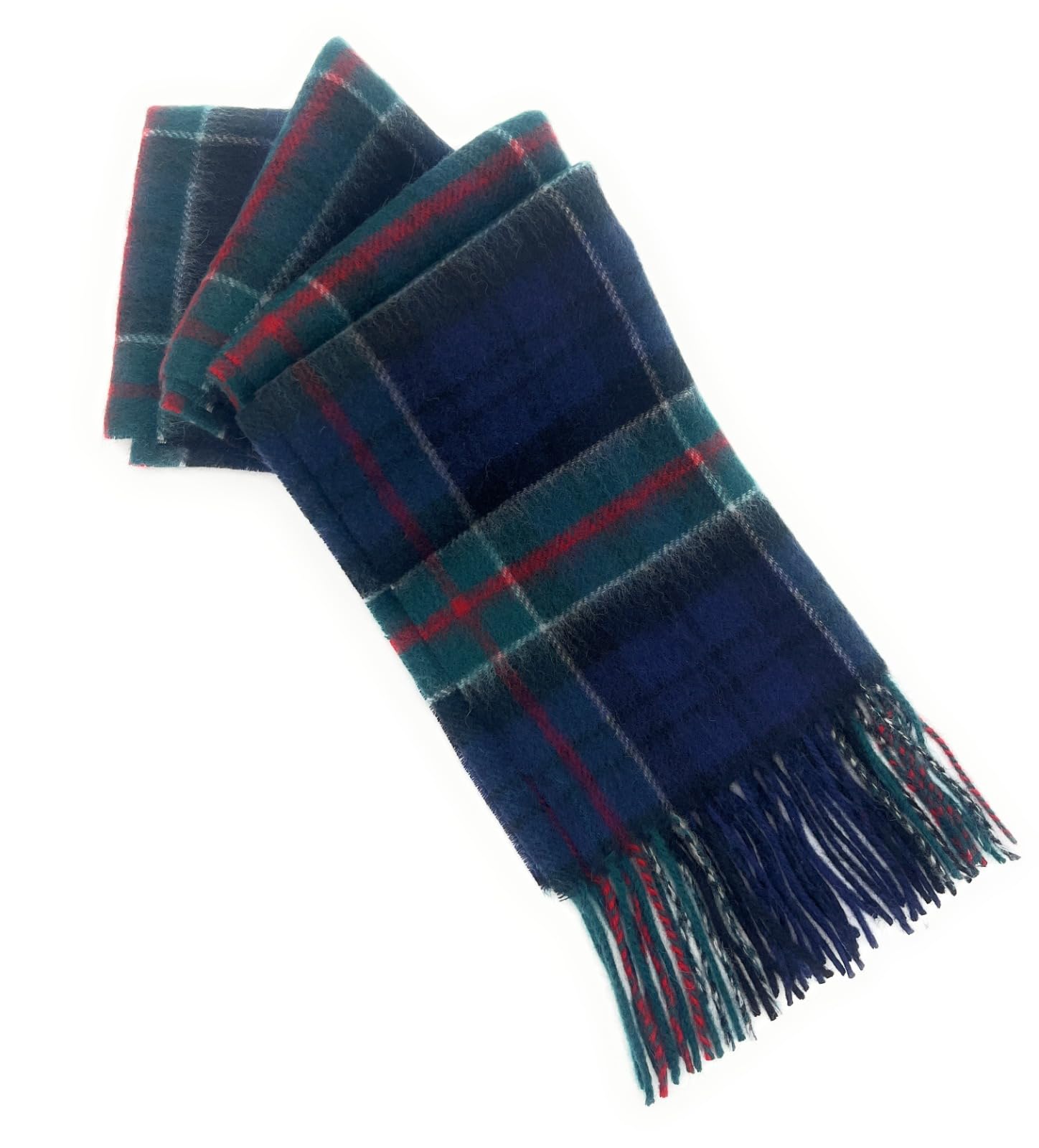 Braw Clans Tartans Unisex Colquhoun Tartan Scarf - 100% Pure Lambswool - Winter Warmer For Men And Women - Multipurpose - Gift For Him/Her - Various Tartans - 12X60 Inches