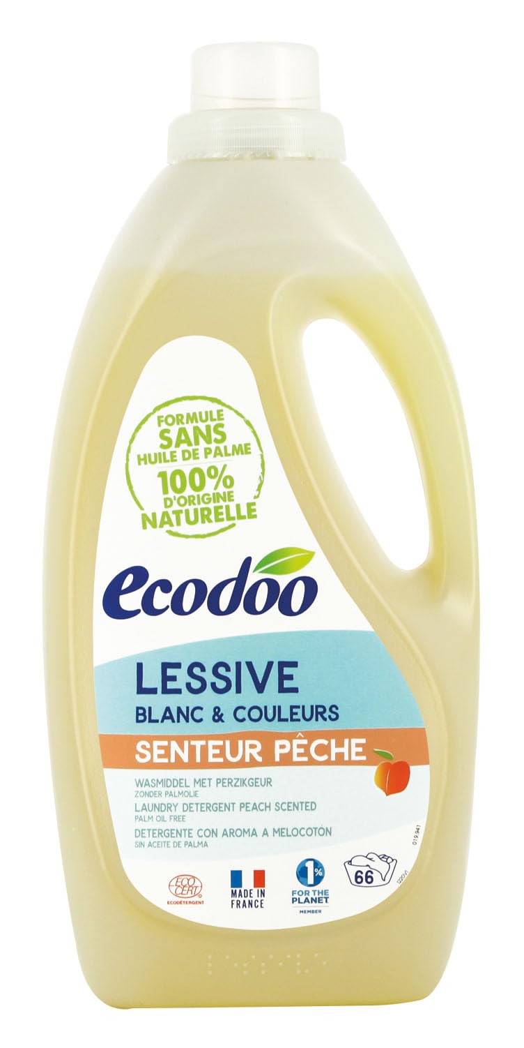 Ecodoo Lessive Liquide Ecologique Senteur Pêche 2L