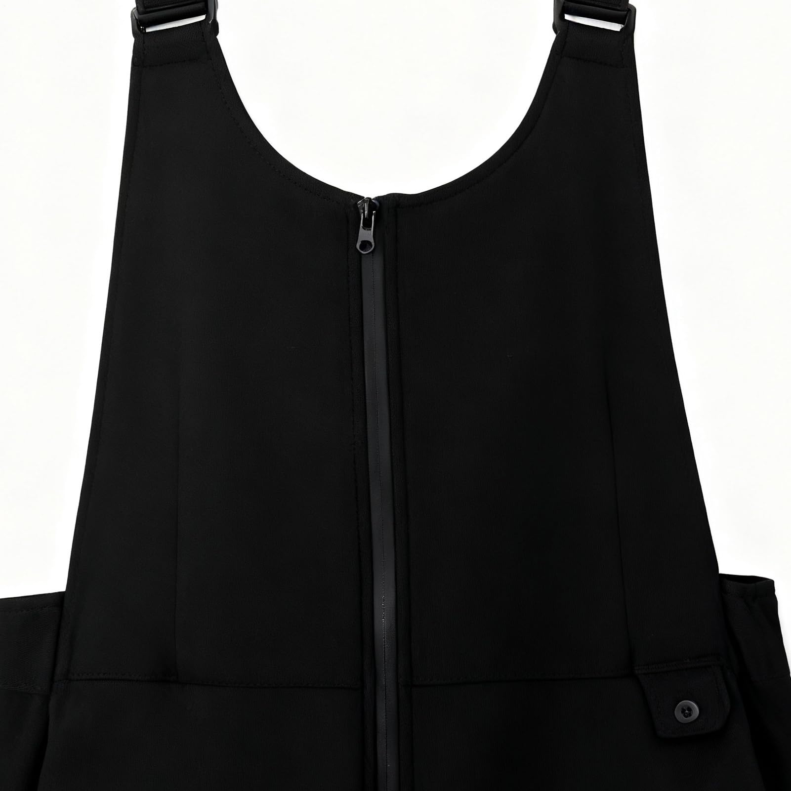 Mono con peto para nieve: correa ajustable para el hombro, pantalones impermeables a prueba de viento para deportes de invierno cálidos y cómodos, peto aislado con tejido elástico, mono esquí