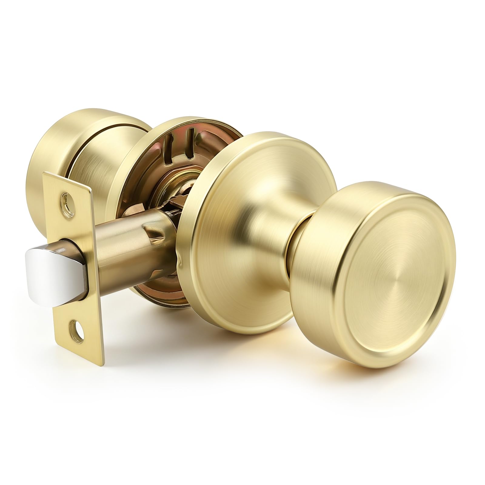 Black Privacy Door Knobs - Emergency Unlock -15