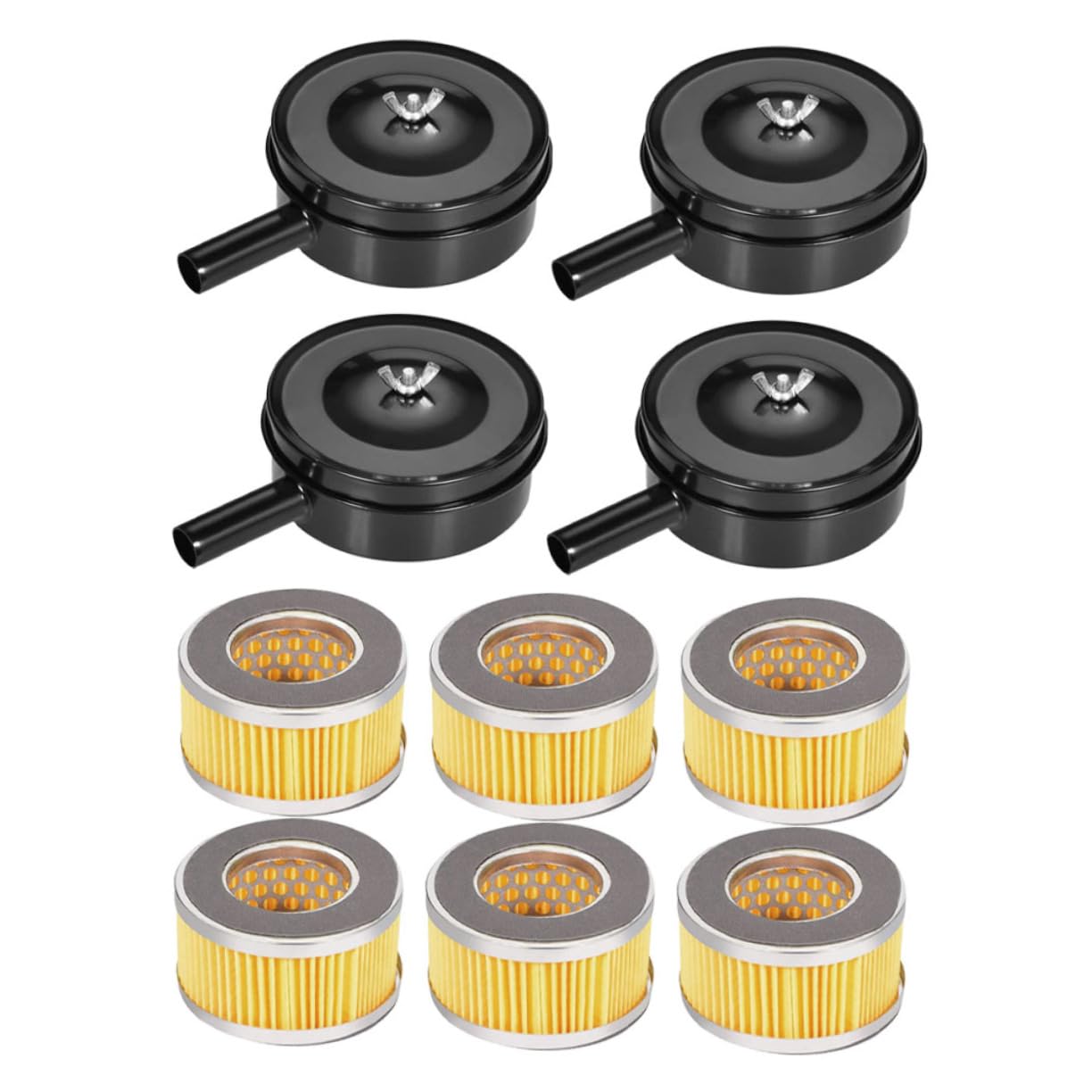 Mobestech 16piezas Filtro De Aire Para Compresores De Pistón Silenciador De Ruido Duradero Para Generadores Accesorios De Compresor Filtros De Repuesto Instalación y Uso