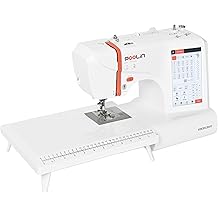 PooLin EOC05(2in1) Sewing and Embroidery Machine 4"x4" &amp; 4"x9.25" Embroidery Size, 130 Built-in Designs 207 Sewing Stitches, 7" Touch Screen with WiFi Transfer, Includes Full Kits &amp; 1-on-1 Training