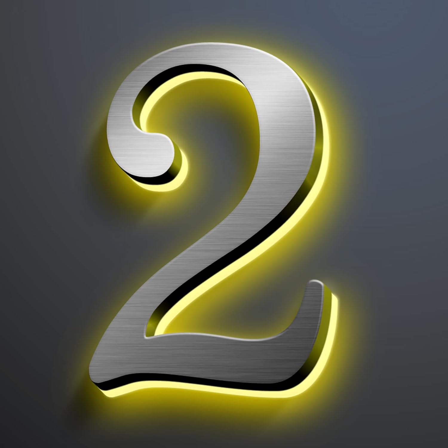 Backlit Illuminated LED Address Sign, Illuminated House