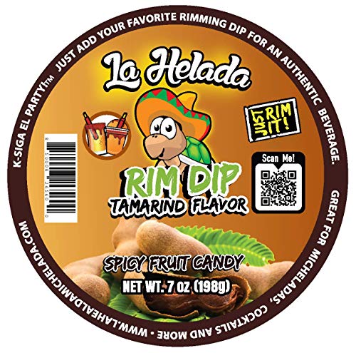 La Helada Tamarind - Pasta de inmersión con sabor a borde para bebidas y cócteles y Micheladas