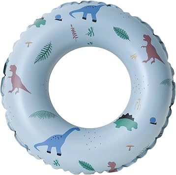 Swimming Pool Floats for Kids Ages 5-10, Inflatable Tubes With Simple Stripes, Cute Swim Rings, Floaties Water Toys for Beach Party