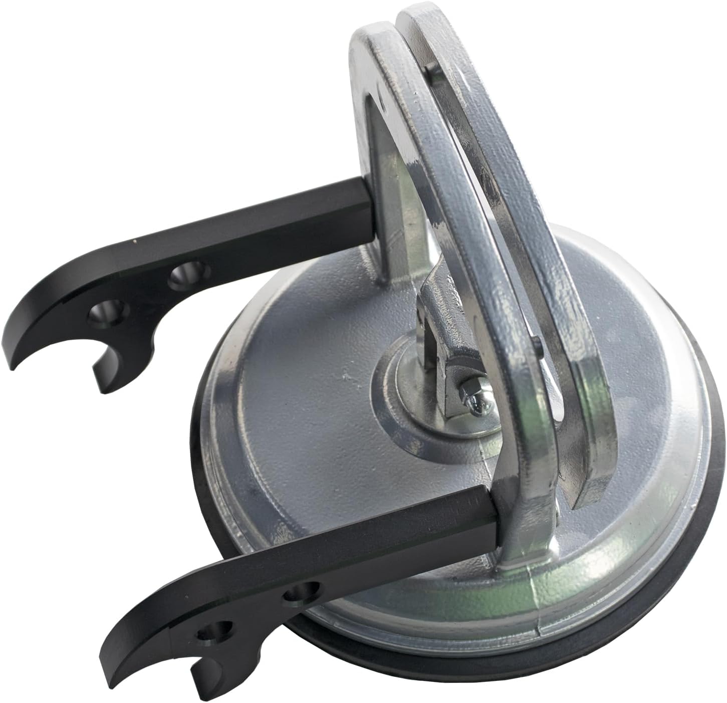 FREDORCH Super Suction Cup Fixed Big Sex Machine Bracket, Love Machine Attachment Best for Cylindrical Pipe Diameter 25mm, Smooth Plane adsorption More Stable (Black Silver)