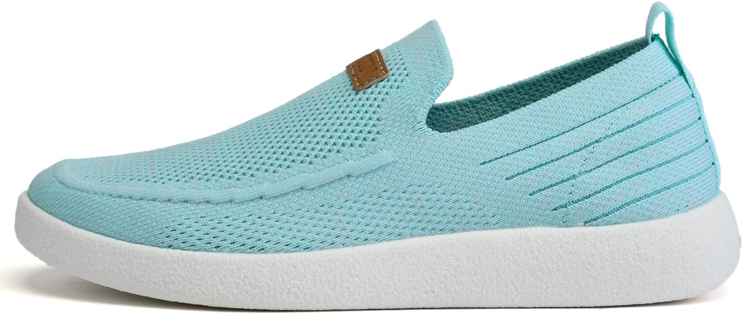 GUOTN Women's Slip Ons Lightweight Comfortable Loafers for Women Casual Deck Shoes Breathable Outdoor Walking Shoes - Image 3