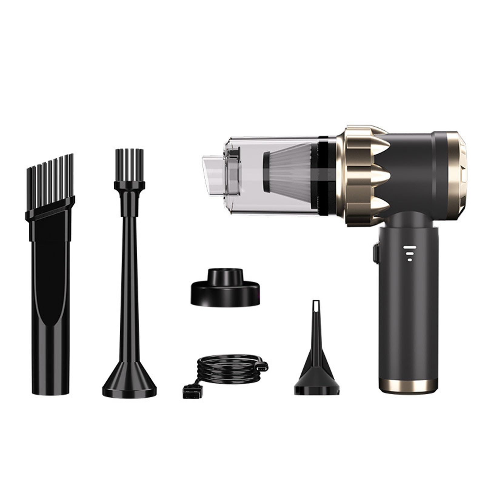 aspirapolvere per auto, Mini aspirapolvere portatile ricaricabile, motore brushless