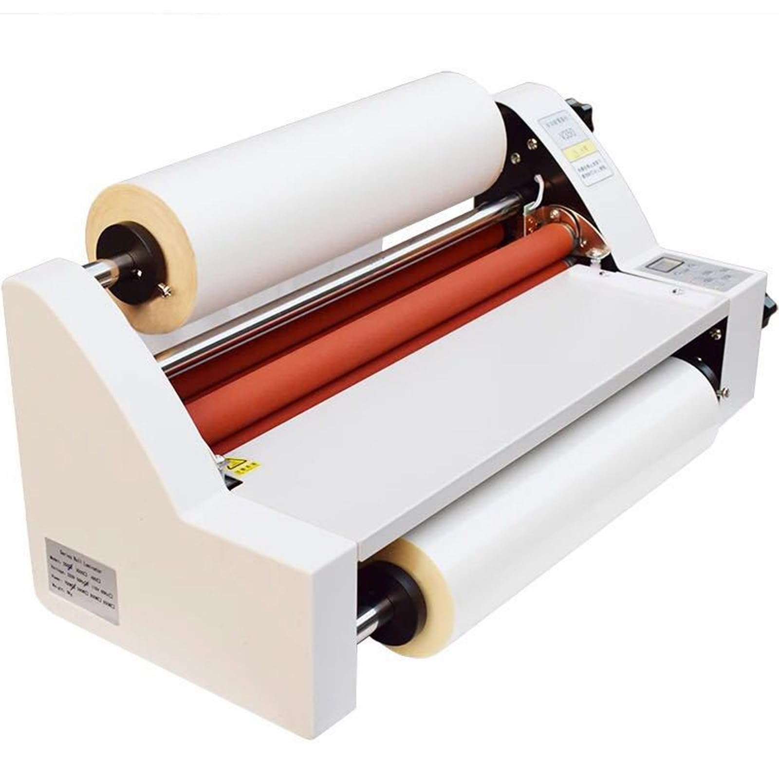 Plastificadora A2 A3 A4 Plastificadora Papel Laminadora de Documentos En Caliente Y Frío Laminadora Térmica de Una Y Dos Caras con control de Temperatura Digital 350 mm/450 mm,350mm