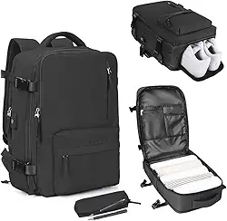 Mochila de viagem grande, bagagem de mão, mochila impermeável para fazer trilha e esportes ao ar livre, mochila escolar