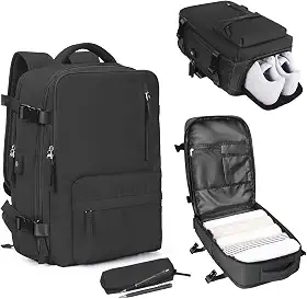Mochila de viagem grande, bagagem de mão, mochila impermeável para fazer trilha e esportes ao ar livre, mochila escolar