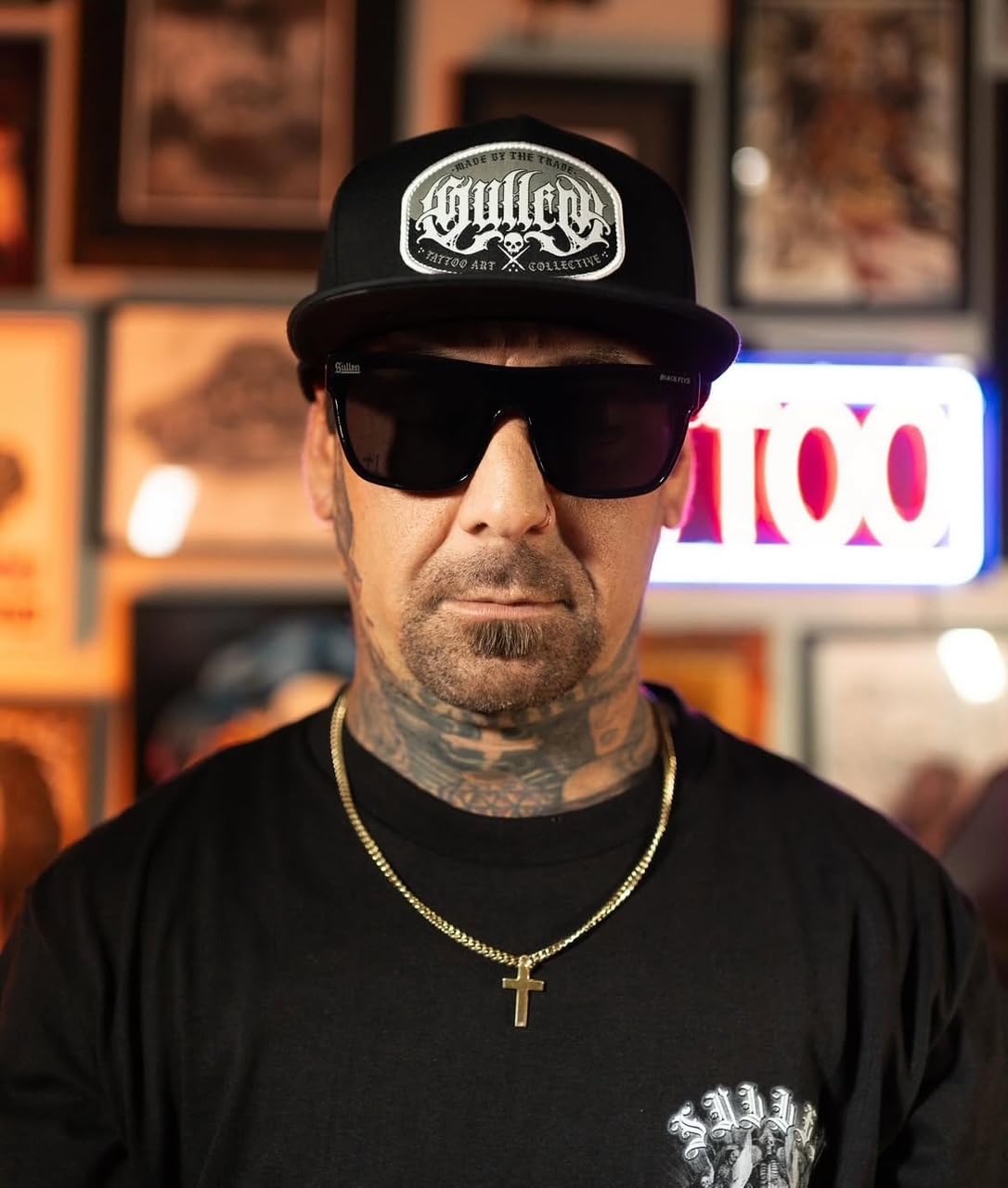 Sullen Grind Snapback Tattoo Lifestyle Hat Adjustable Black 6 Panel - Image 6