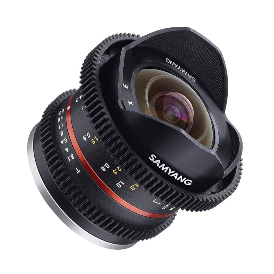 SAMYANG OPTICS 8T3.1 CINE UMC FISH-EYE … Samyang 8T3.1 Cine UMC Fish-Eye Lens for APS-C, Non-AF
