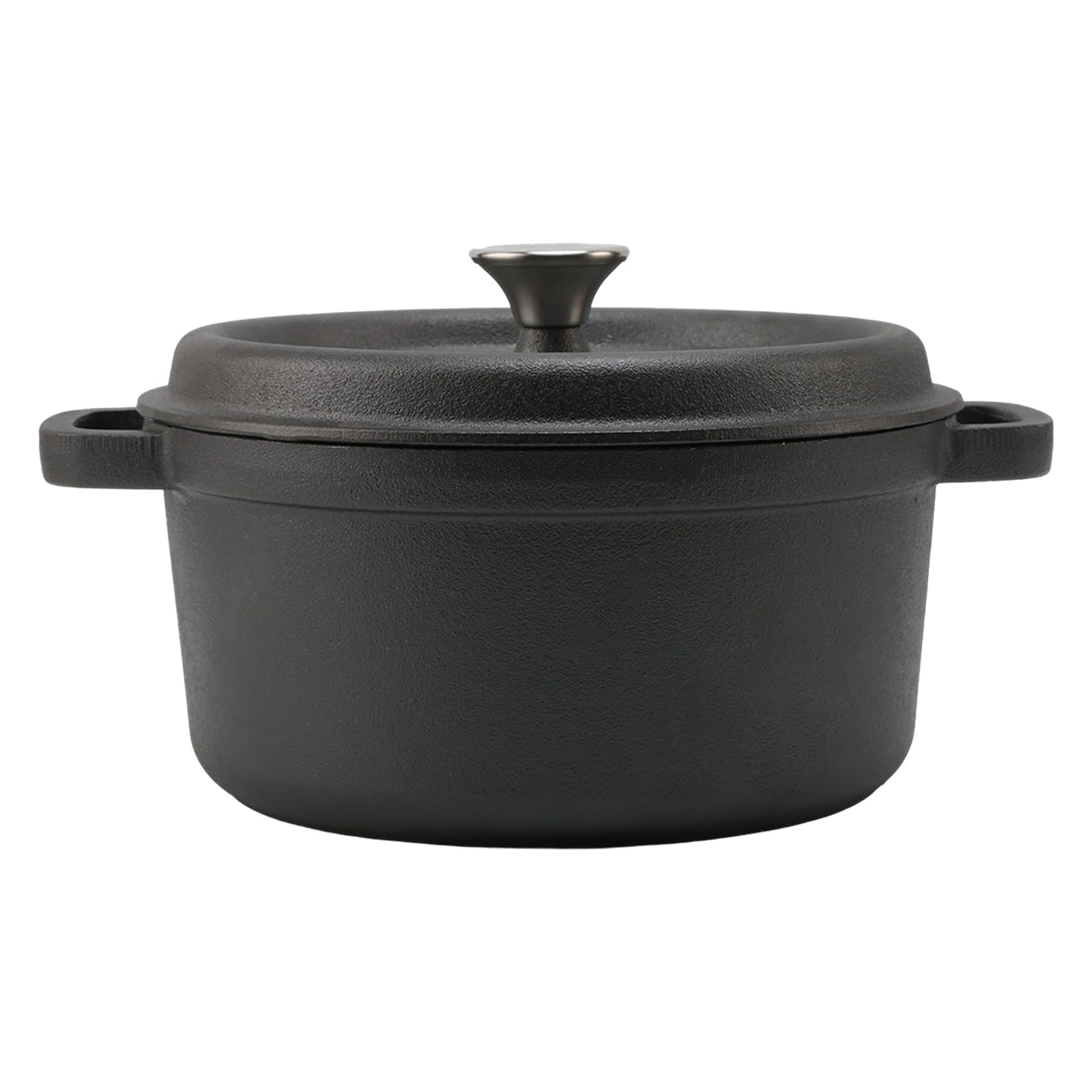 Ruspela Cast Iron Dutch Oven 26cm Lid Dual Handles Baking Simmering