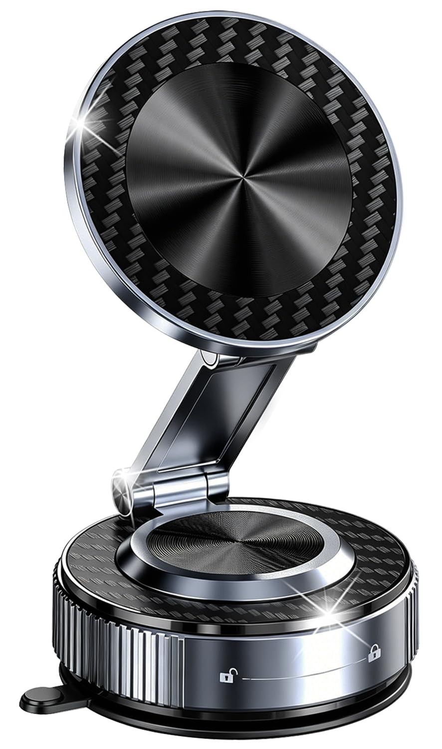 for MagSafe Car Mount, Vacuum Magnetic Car Phone Holder Stand for Your Car | [Reinforced…