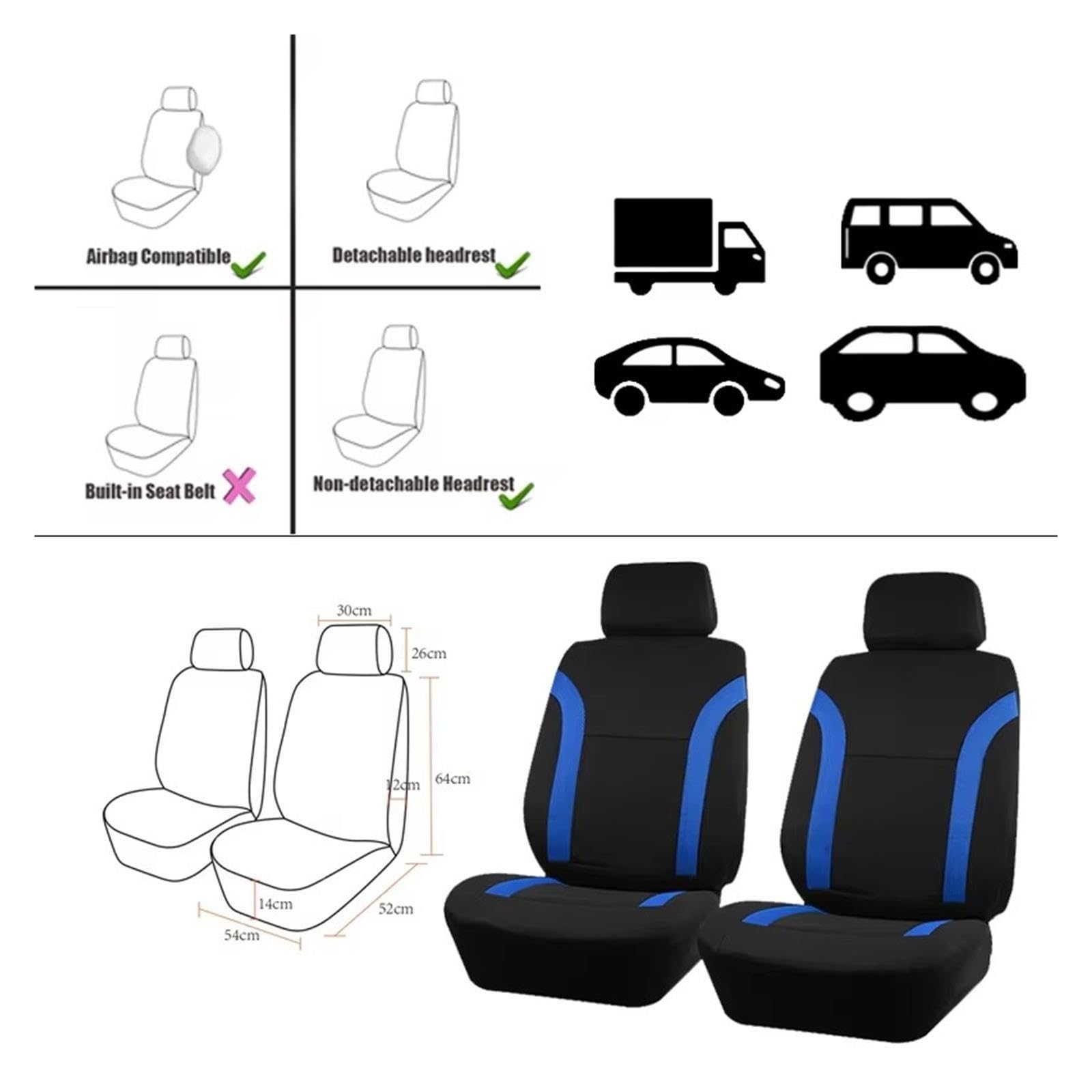 Asientos Coche El Deportivo Universal