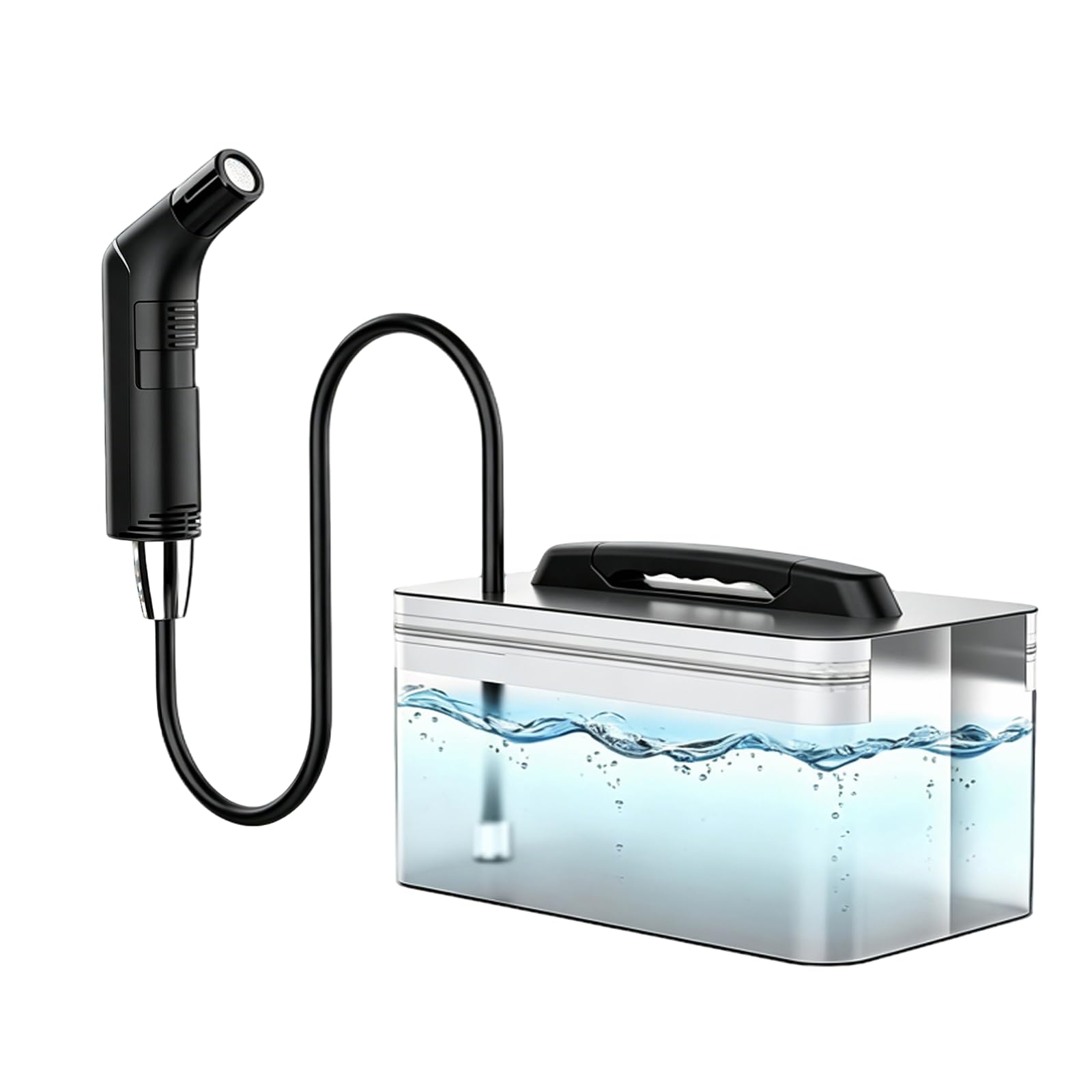 Bidet portatile, 2,3 l, bidet elettrico da viaggio, spruzzatore per bidet | Bidet elettrico da viaggio per toilette all'aperto, campeggio, bagno, escursioni all'aperto, bottiglia perineale per donne