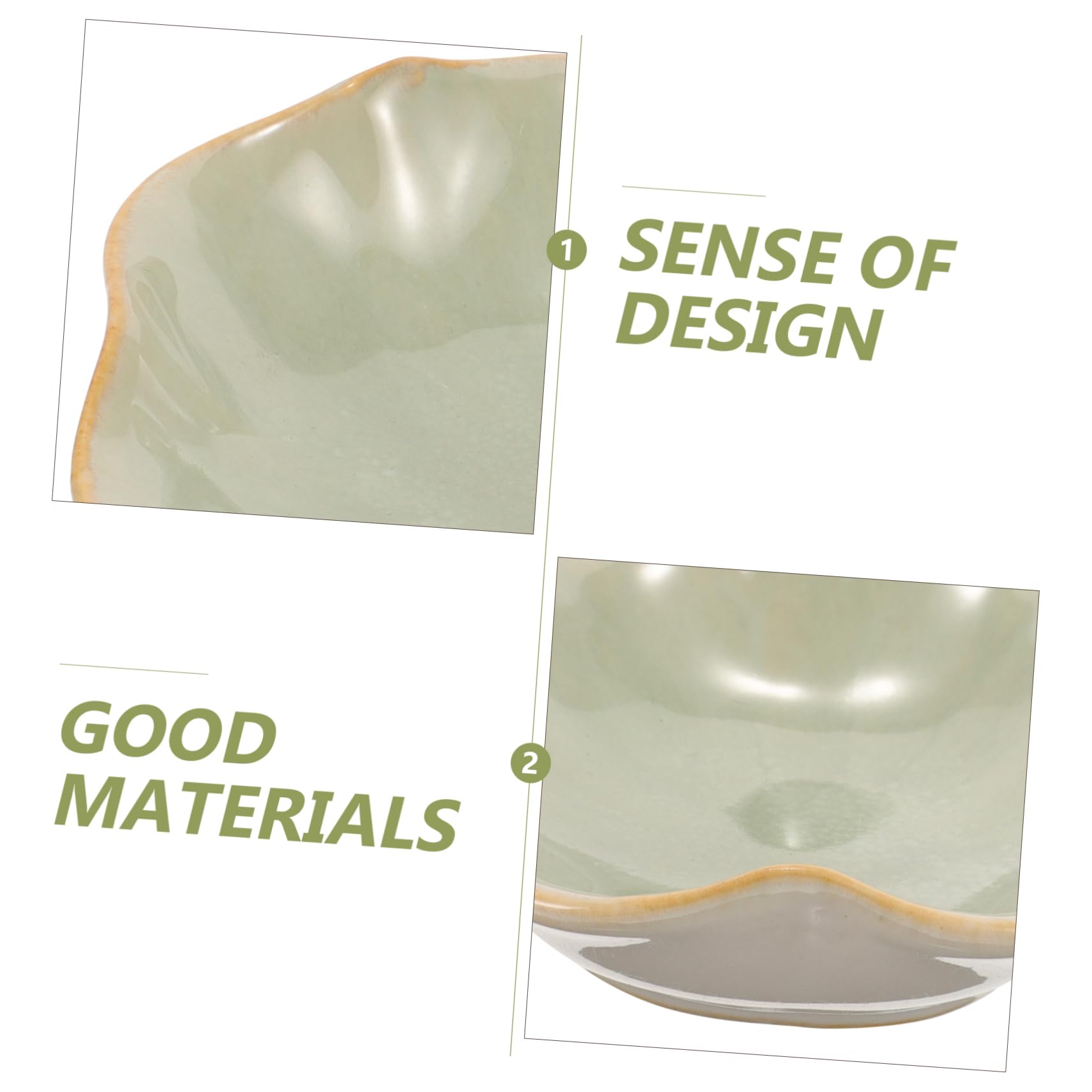 FOMIYES 5 Pièces Plateau de Céramique Dish Décoratif pour Organisation et Style Européen Élégant