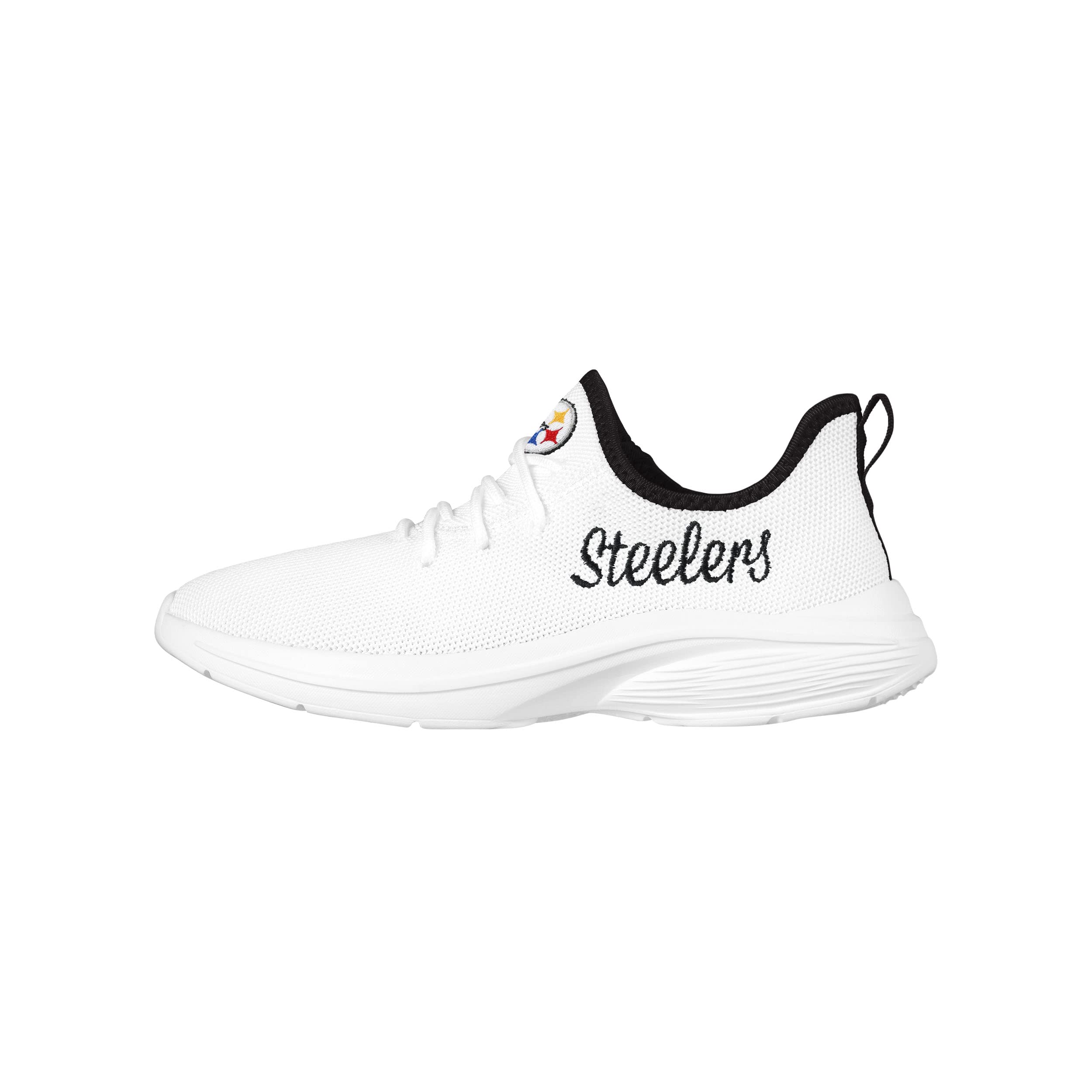 FOCO NFL Womens NFL Team Logo White Athletic Shoes Sneakers