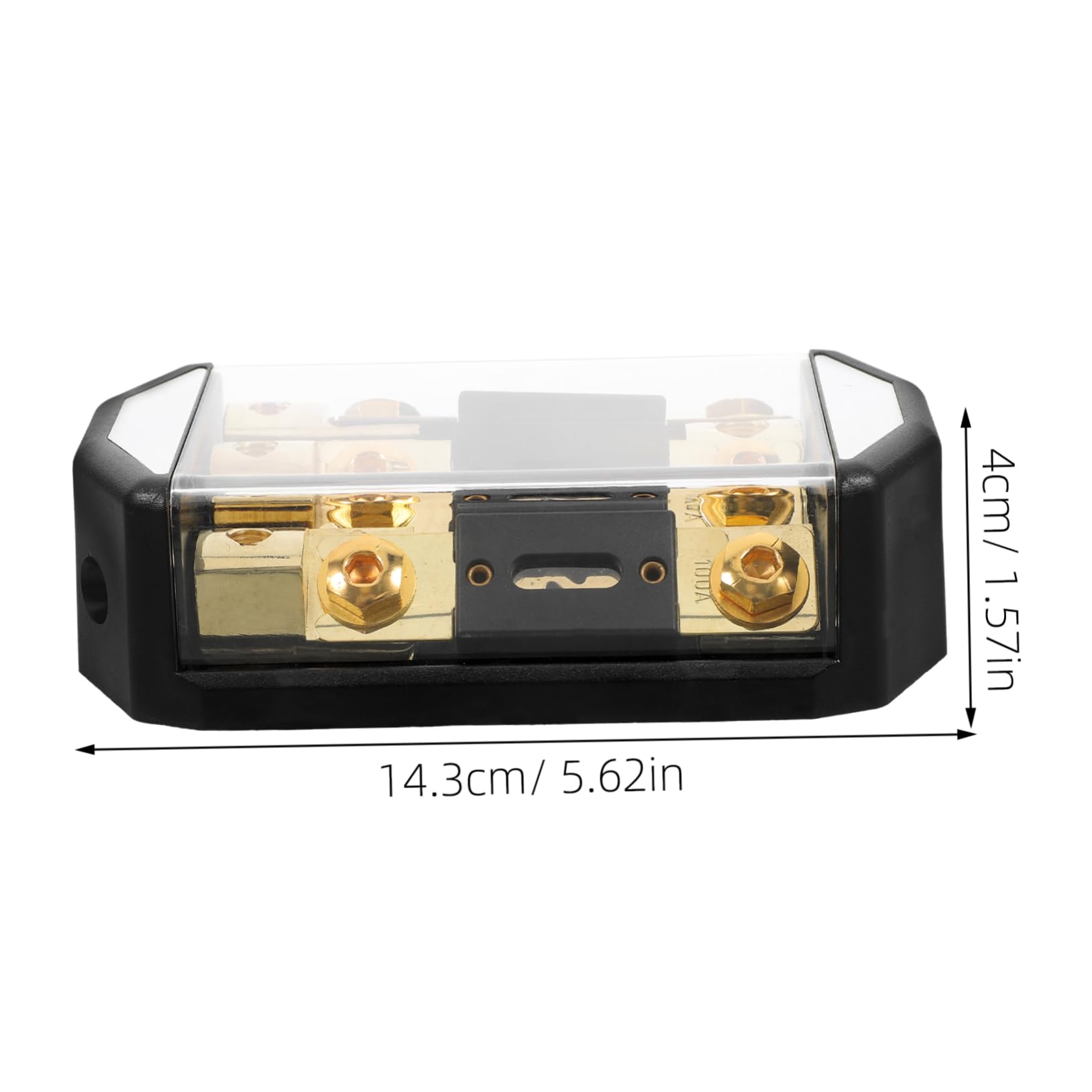 PartyKindom Portafusibili Per Amplificatore Auto Blocco Fusibili Audio Per Auto Blocco Fusibili Vie Per Impianto Audio Automobilistico