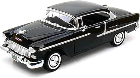1/18 1955 シェビーベルエア コンバーチブル Amazon.com: 1955 Chevy Bel Air Convertible 1/18 Red