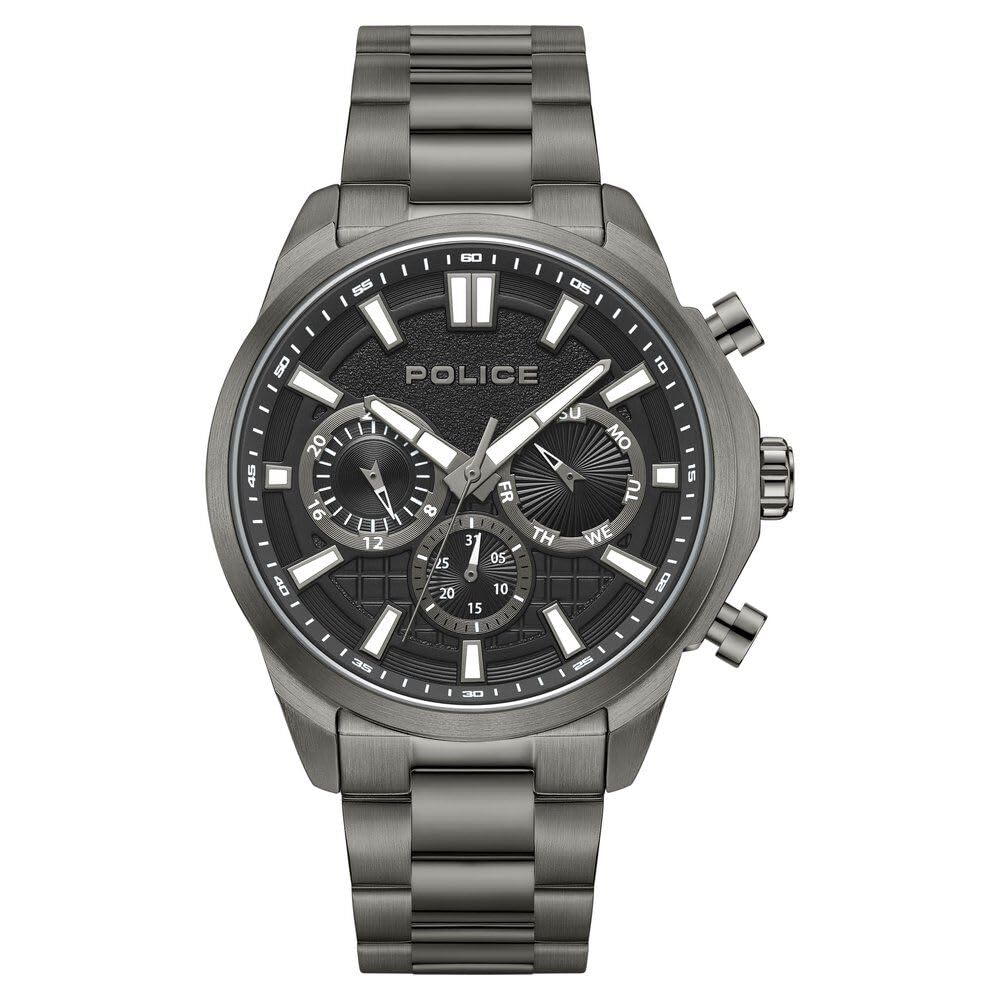 Police Quartz Multifunction Black dial Metal Strap Watch for Men-PLPEWJK0021003 (B0D4VYPZ53) Amazon Price History, Amazon Price Tracker