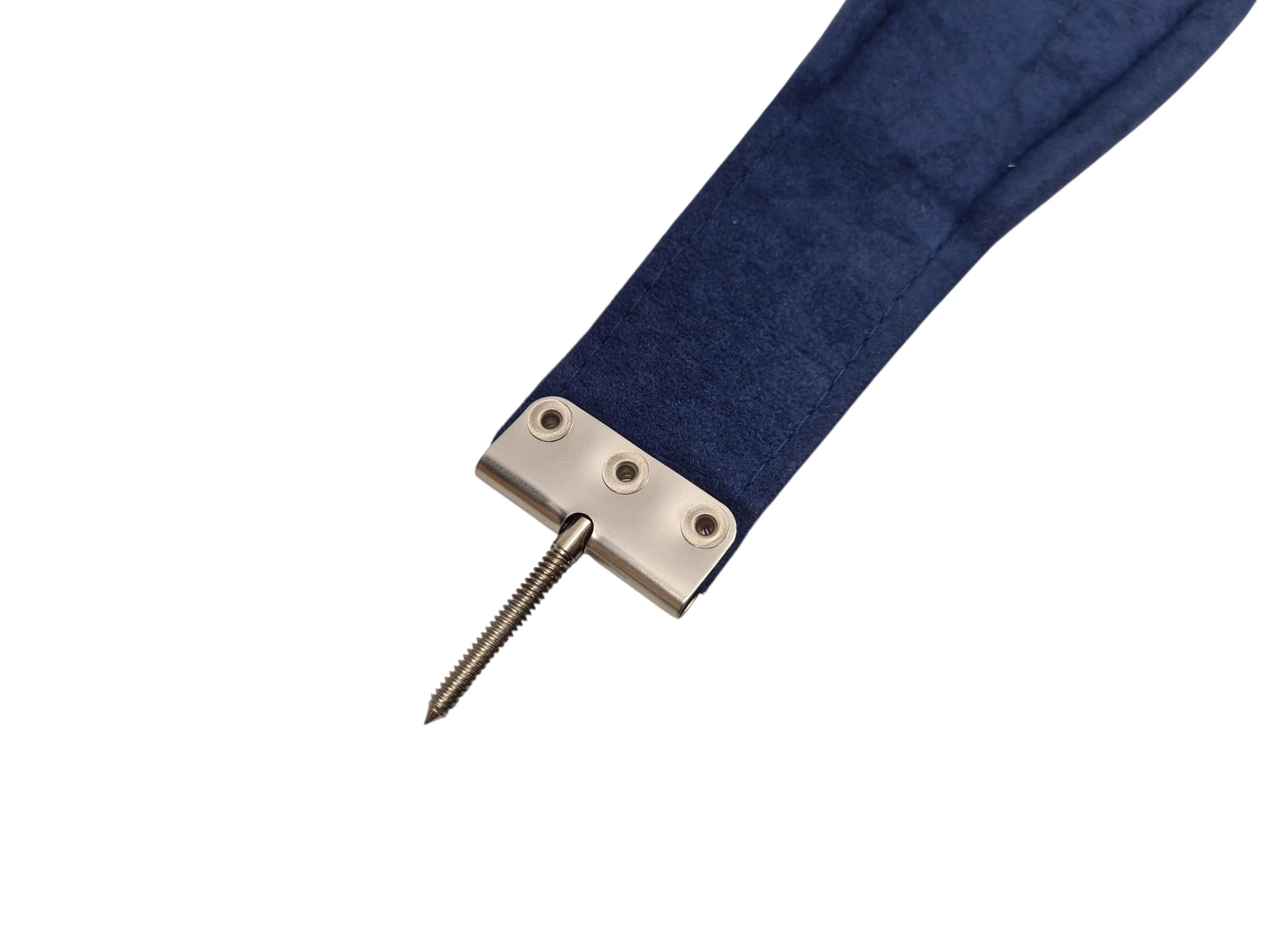 Steirische Harmonika Bassriemen Extravagant blau inkl. Spindel – gepolstert, verstellbar & edel verarbeitet – hochwertiger Bassgurt für Harmonika im exklusiven Design, komfortabel & langlebig