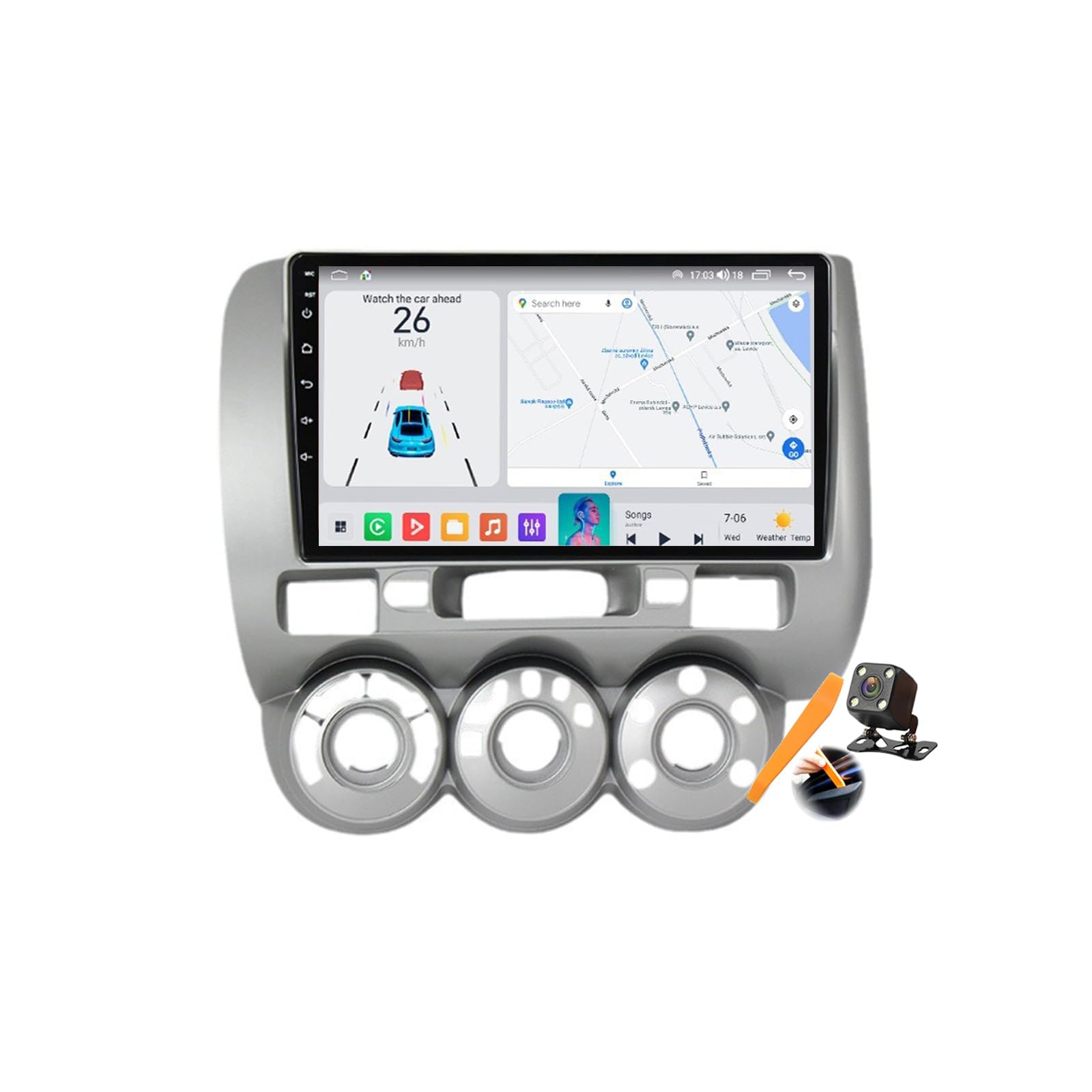 Android 15.0 Stéréo M6 pro3 : Modernisez votre Jazz City 2002-2007 - 8