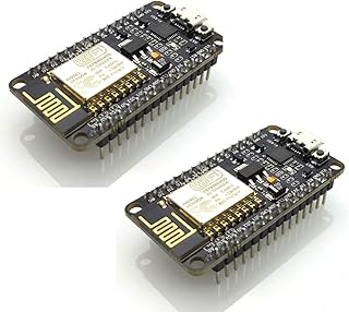 HiLetgo 2pcs ESP8266 NodeMCU CP2102 ESP-12E Development Board Open Source Serial Module (Pack of 2PCS)