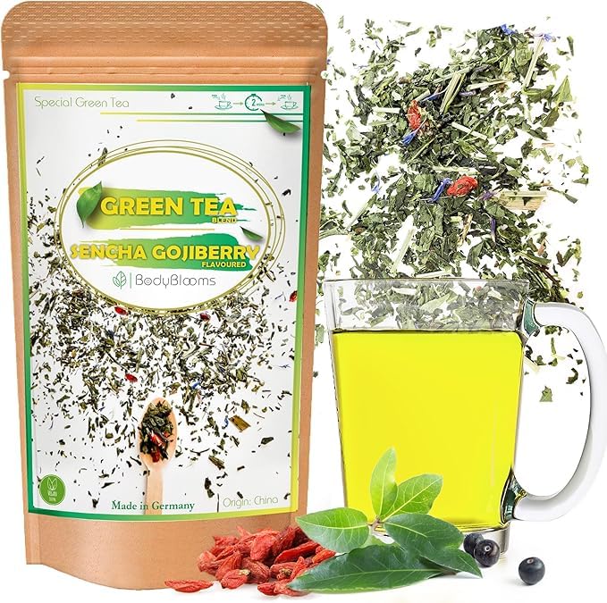 Sencha Gojiberry – Té verde de origen chino, sabor único. Infusión adelgazante, purificadora y drenante para el bienestar del cuerpo.