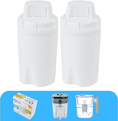 Water Pitcher Replacement Filter/Compatible Brita Long Last Pitcher, Removes Fluoride