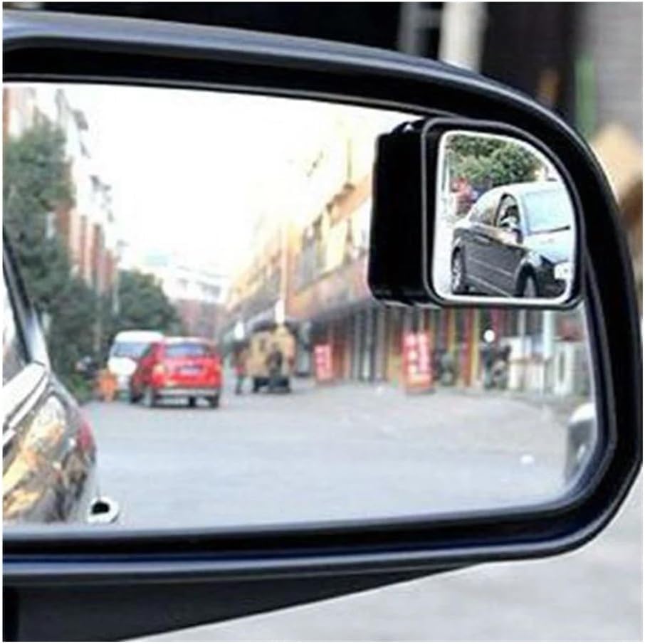 Car Small Sector Round Mirrors Blind Spot Rear View Mirror Auxiliary Reversing Parking Convex Mirror Adjustable Universal Blind Spot Mirrors