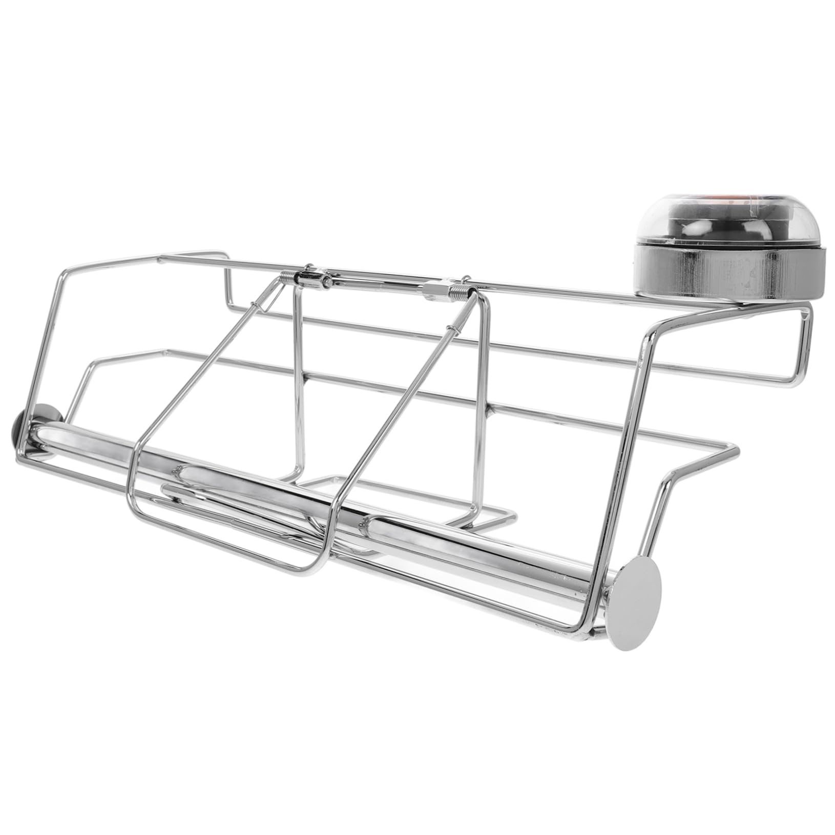 Dispensador De Bolsas Enrollables Para Supermercados Soporte De Acero Inoxidable Para Bolsas De Compra Con Dispensador De Húmedas Para Almacenamiento De Alimentos y Organización De