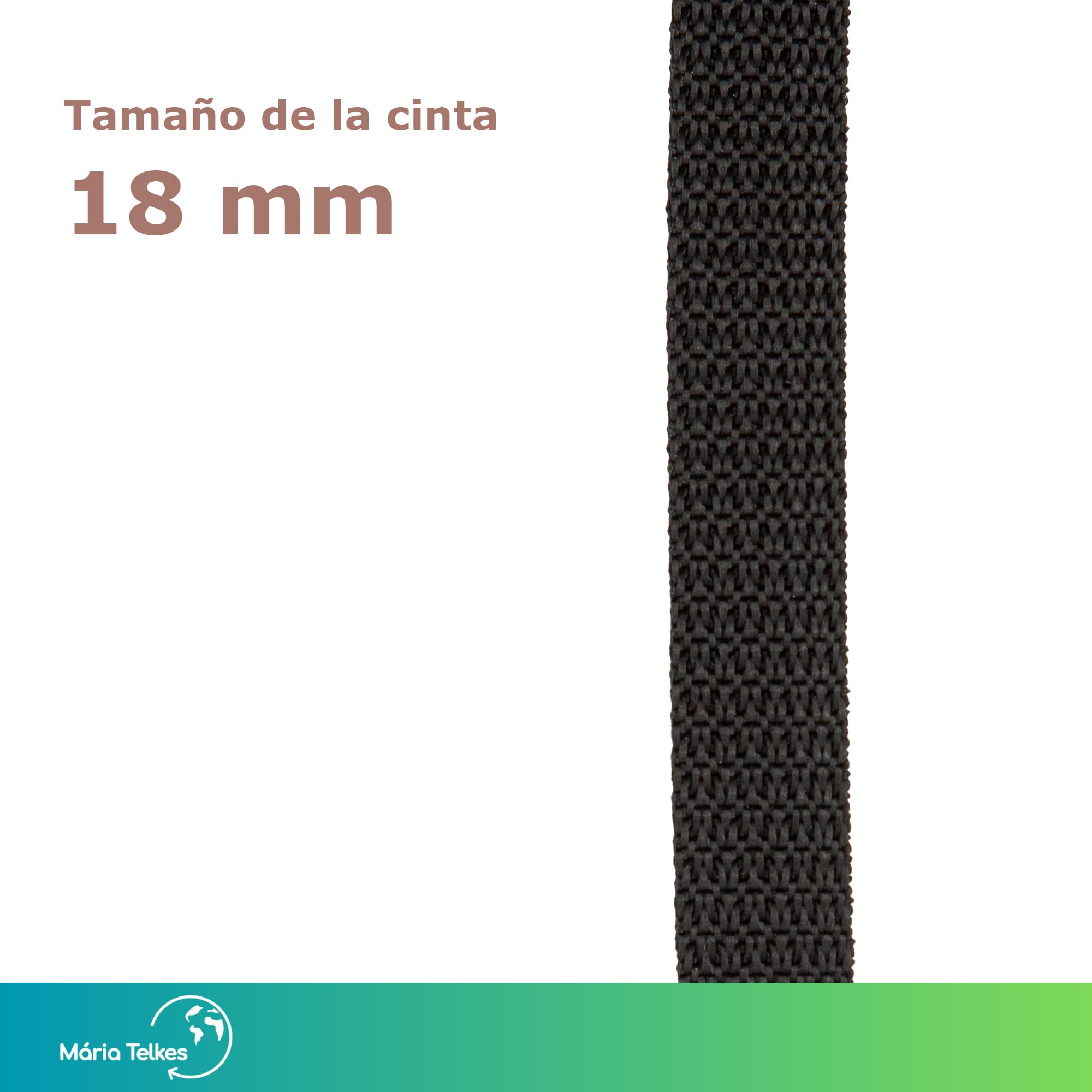 TELKES - Blind picker without pivot for PVC carpentry. Blind roller for mortising in work. (Black, Tape 18 mm) - Image 4