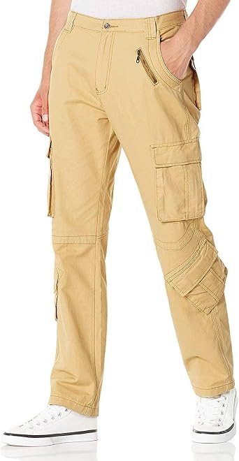 Demon&Hunter 710X Series Mens Outdoors Cargo Trousers Multi Pocket Cargo Work Trousers Casual Combat Trousers