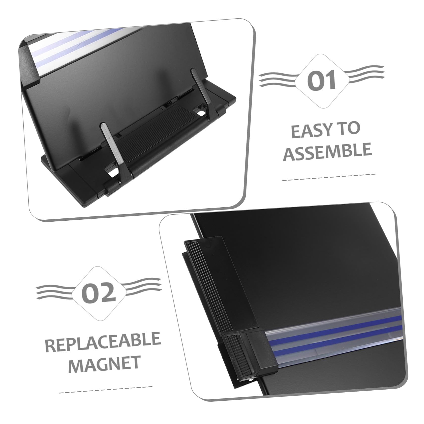 Supporto Magnetico per Schemi di Lavoro Maglia Porta Schemi per Uncinetto e Maglieria Trecce Leggero Accessori per Utensili da Lavoro Maglia e Forniture Magnetiche per Punto Croce