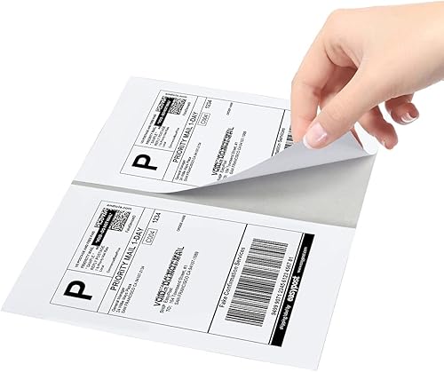 Miniatura 130 de MFLABEL 2x4 Shipping Labels - 25 Sheets (250 Labels) for Laser & Inkjet Printers, 10-UP FBA Address Stickers, Matte White Self-Adhesive Mailing