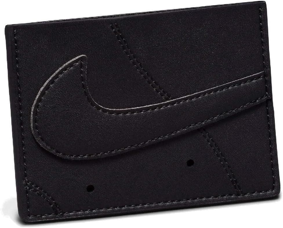 美品】PRADA 二つ折り財布 三角ロゴ レザー シボ革 ネイビー 極美