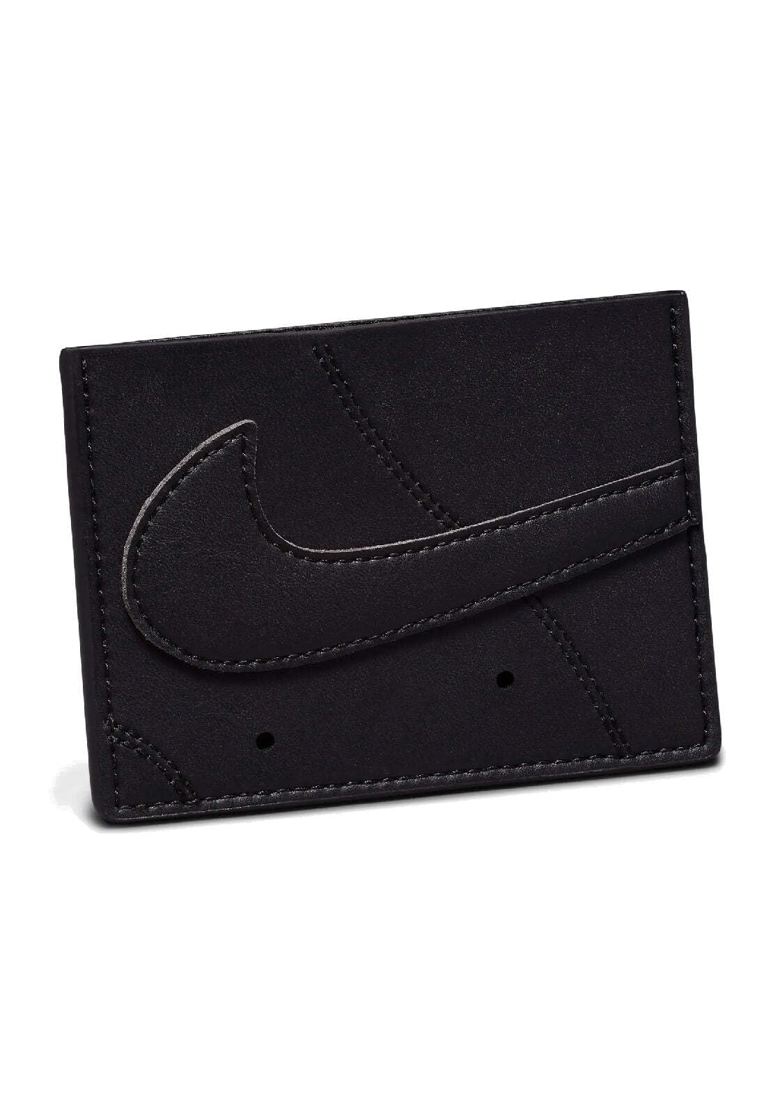 Nike Icon Air Force 1 Card Wallets For Unisex Black/Black/Black Os