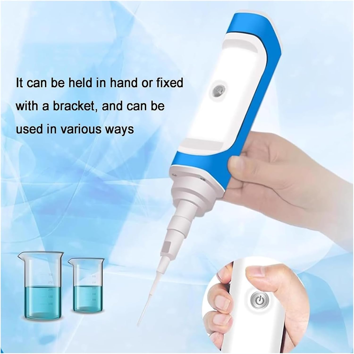Handheld Ultrasonic Homogenizer,Emulsifier Processor,Cell Disruptor Mixer,30KHZ Lab Sonicator Processor,6MM Titanium Probe