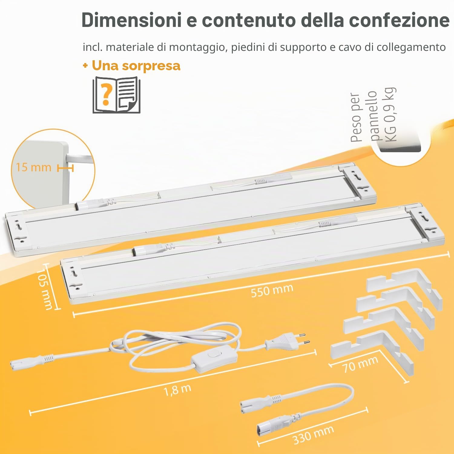 Northpoint 2 x rimozione di muffa elettrica a infrarossi antimuffa per parete e bagno