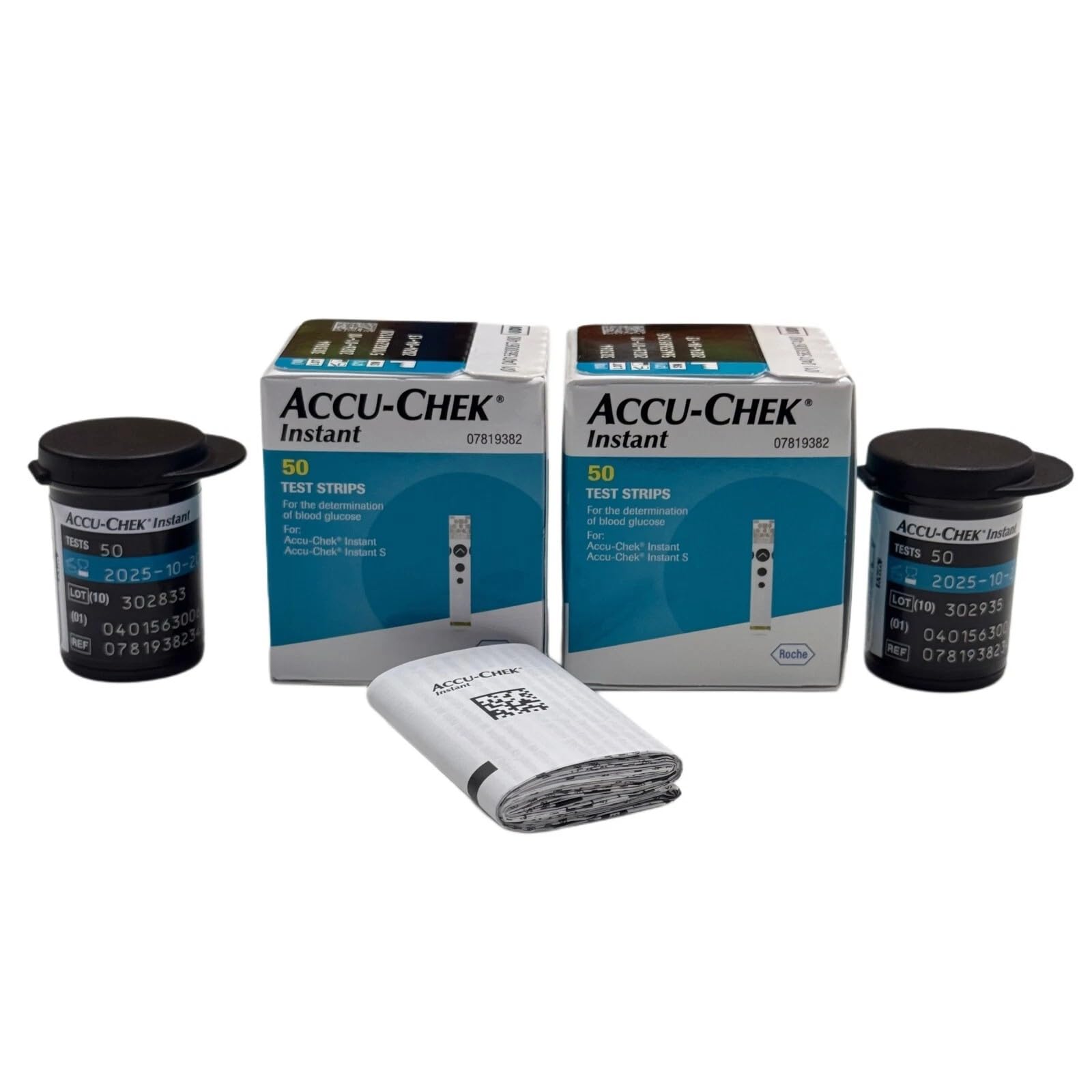 Accu-Chek Instant Blutzuckerteststreifen, 100 Stück, für genaue Überwachung