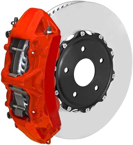 OMAC Kit de pintura de pinza de freno de alta temperatura, revestimiento resistente al calor, sistema a base de pintura epoxi, rojo Texas (mate)